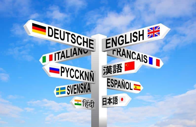 multilingual website