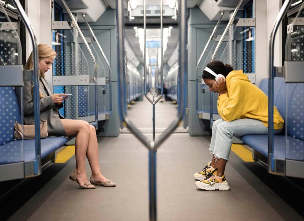 The art of avoiding eye contact
